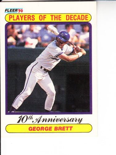 1990. Fleer 621A George Brett '80/Err Baseball