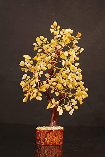 Yasin agate prirodni kristali dragulj bonsai stablo za pozitivnu energiju kućni ured za ukrašavanje ureda s 300 perlica veličine 10-12