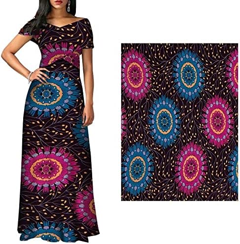 Afrička Tkanina s voštanim tiskom pamučna tkanina Za večernju haljinu
