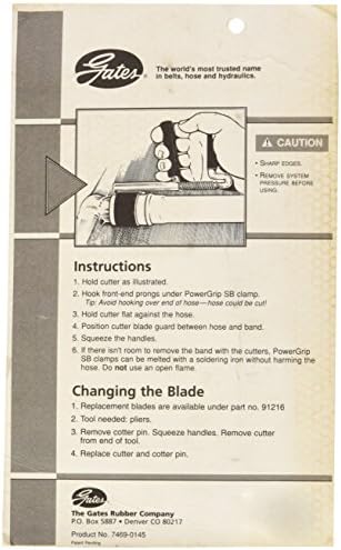 Alat za uklanjanje stezaljki za teške uvjete rada, 91215 inča, Crna