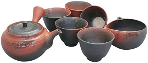 Čajnik, zdjela za hlađenje, set šalice - Kyusu Ceramic Tokoname - 240 ml CC - Hakusan - Line A