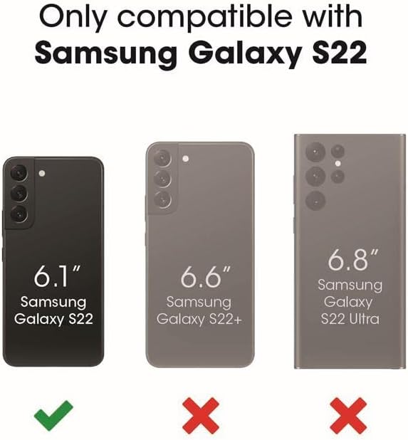 Otterbox Amplify Stakle serije zaslon zaslon za Galaxy S22 - Clear