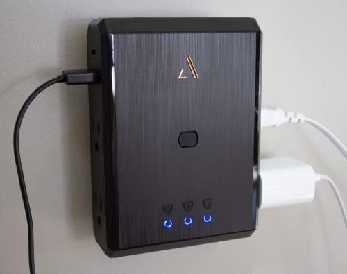 Austere III Series Power 4-Outlet s Omniport USB 2.500 Joules, Tip I PureFiltracija, Flameless Mov, zaštita od prekomjerne struje,