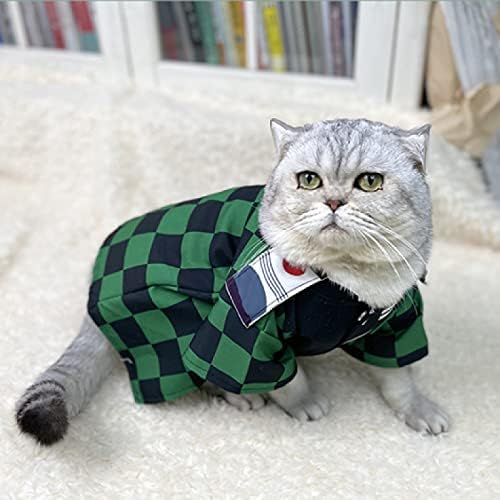 Mačka kostim anime mačka odjeća mačka Halloween kostim tanjirou cosplay za male pse mačke odjeće
