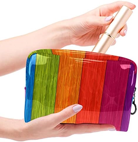 Rainbow Color Mala torba za šminku/ kozmetička vreća putovanja kozmetičke vrećice PVC torbica za šminkanje torbica18.5x7.5x13cm