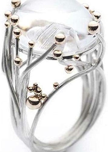 Modne žene simulirane mjesečeve prsten za vjenčanje na nakitu h h h