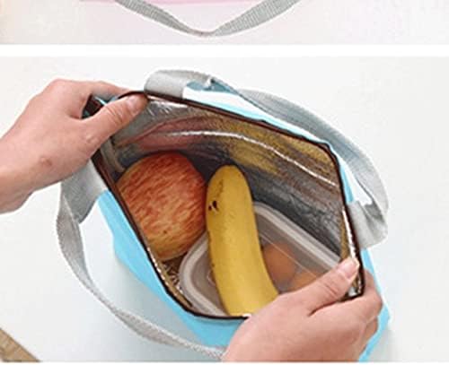 1pcs termoizolacijska kutija za ručak 1pcs najlonska vodootporna torba za pohranu ručka toplinski izolirani hladnjak spremnik za ručak