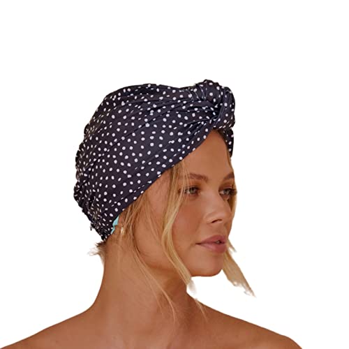 Moderna luksuzna kapa za tuširanje u stilu turbana za višekratnu upotrebu sa vodootpornom oblogom i brzosušećom tkaninom jedna