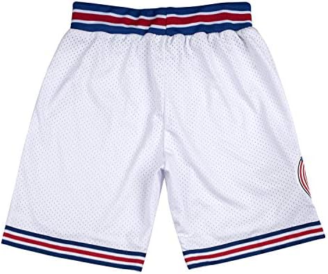 Mladi košarkaške kratke hlače 90-ih Dječji svemirski film kratke hlače bijele/crne S-XL