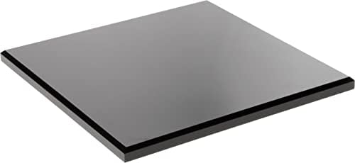 Plymor crni akrilni kvadratni zaslon zaslon, 1,5 w x 1,5 d x 0,5 h