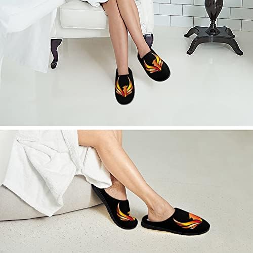 Vatreni Phoenix ženske pamučne papuče lagane kućne cipele za pranje za spavanje hotela
