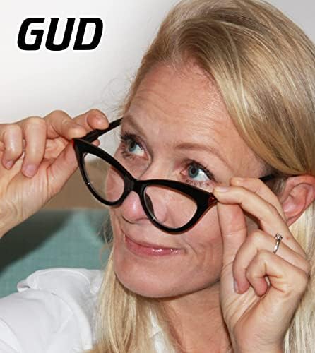 Gud Cat -Eye u stilu za čitanje naočala za žene - 5 parova dame čitatelja za male veličine