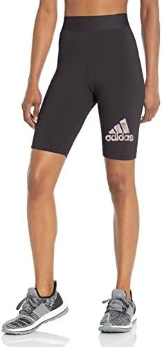 Adidas ženska značka sporta s 2-tonskim grafičkim biciklističkim kratkim hlačama
