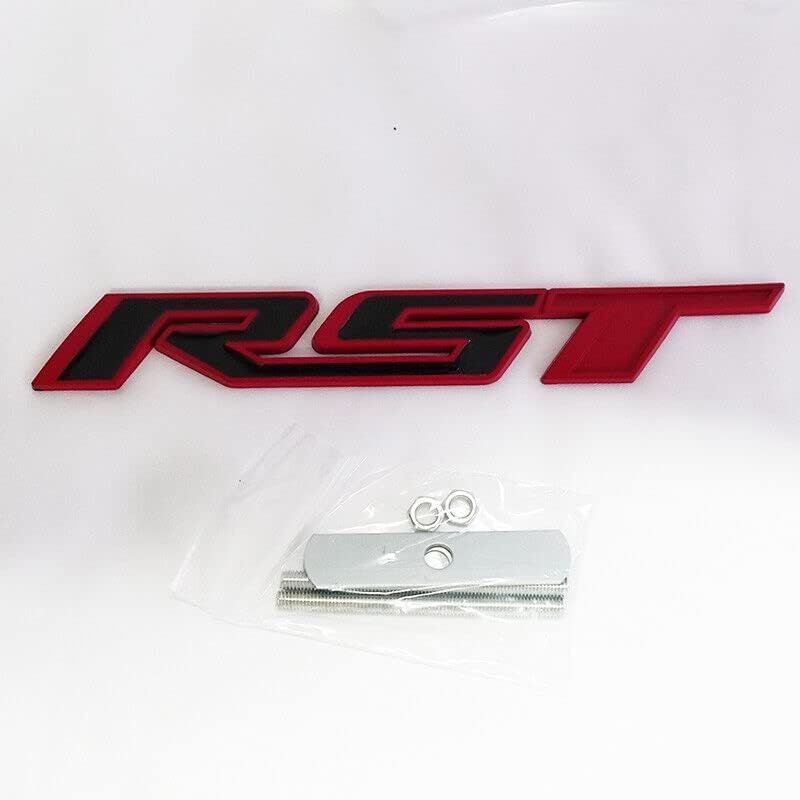1PC prednja rešetka RST logotip Emblems Card Cadget Naljepnice Zamjena za 2019. 2020. 2021. Silverado 1500 Tahoe Yukon SUV 4x4