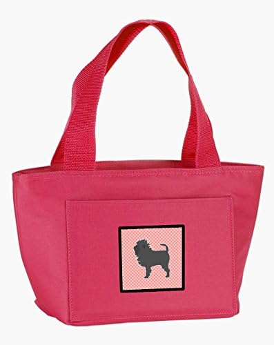 Caroline's Treasures BB3648PK-8808 Pink torba za ланча Affenpinscher raspoređen u redu, izdvojeni za višekratnu upotrebu ručak-boks