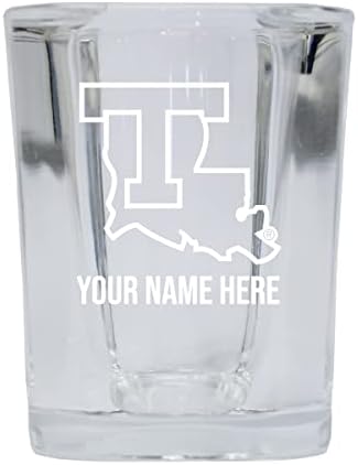 Personalizirana prilagođena kvadratna čaša s ugraviranom čašom od 2 unce s prilagođenim imenom
