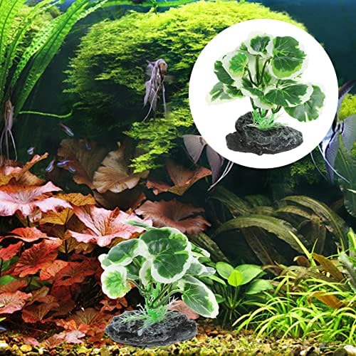 Ipetboom Plastične akvarijske biljke Umjetna riba spremnik Ukrasna riba spremnik trava zelena Saim Umjetna biljaka Realistične zelene