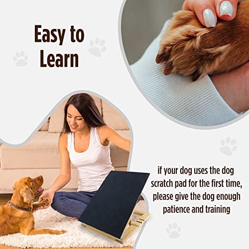 Bambusova prostirka za grebanje pasa neustrašiva njega noktiju alternativa šiljilu za škare za nokte daska za grebanje noktiju za pse