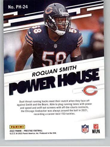 2022 Panini Prestige Power House 24 Roquan Smith Chicago Bears NFL nogometna trgovačka karta