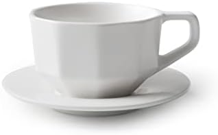 Mu Mo kappuccino šalice s tanjurima 9 unci latte art kava šalica bijela porculanska talijanska šalica kave