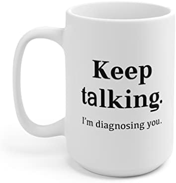 Nastavite razgovarati, postavljam vam dijagnozu, savjetnik za psihologiju, doktor psihologije, liječnik terapeut, psihijatar, smiješna