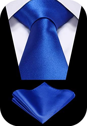 Kravata izbor jednobojna satenska svečana kravata i džepni kvadratni setovi u poklon kutiji