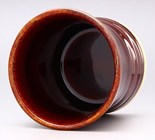 Šalica od 999060, otprilike 9,8 fl oz, keramika, topla voda, Američka glazura, smeđa, izrađena u Japanu