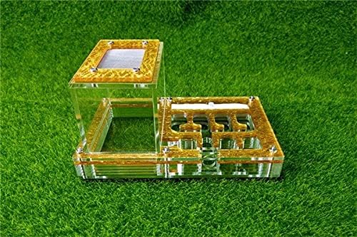 ; Prozirno kućište za mravlje gnijezdo kavez za farmu hrane akrilni zaslon trapezoidna kutija za mravlje vile Mali Kavezi za kućne