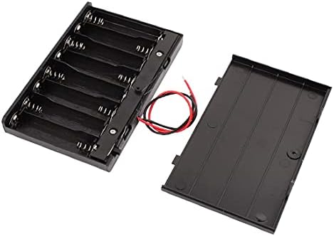 Novi Lon0167 2 KOM baterijski blok 12 8 x 1,5 v AA-cell baterija za spajanje na 2-ožičeni prekidač w (2 STÜCKE 12 U Batteriekasten