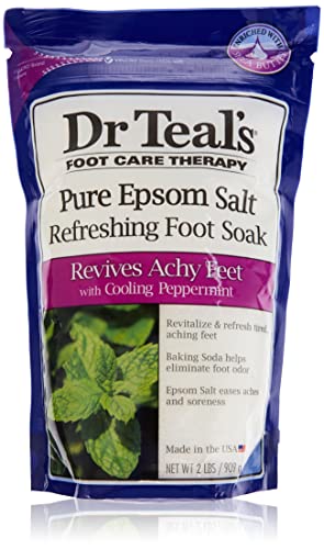Lijek za stopala Epsom soli. Pepermint za hlađenje, 32 oz.
