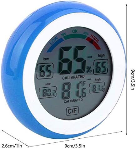 Sobni termometar-kućni elektronički termometar-higrometar za sobu sa zaslonom osjetljivim na dodir
