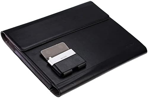 Broonel crni kožni folio futrola-Kompatibilno s Dell Latitude 7310 13.3 Poslovno prijenosno računalo ili 2-u-1
