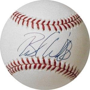 Brandon Webb potpisao je službeni bejzbol u glavnoj ligi - autogramirani bejzbols