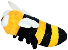 Moćna buba pčela - Squeaker - više slojeva. Napravljen izdržljivim, snažnim i čvrstim. Interaktivna igra. Strojno pranje i plutaju.