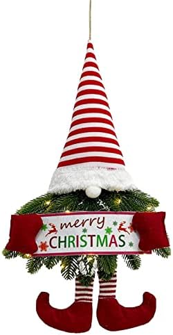 Moumo božićni ukrasi Božićni vijenac božićni privjesak Djed Mraz Claus Vijenac Ornament privjesak
