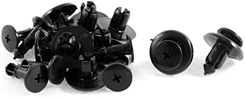 UXCELL 10 PCS Crni plastični motor Splash Trive Tivet