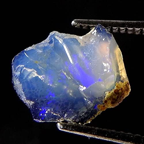 Jewelgemscraft ™ 02.71cts. Ultra vatreni sirovi kamen, prirodni grubi, kristali dragulja, etiopska opalna stijena, zalihe nakita, iscjeljenje