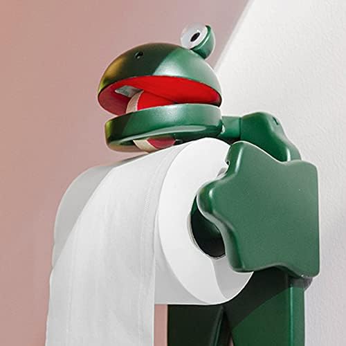 Lajanje 13in držač žaba toaletnog papira, ukrasni toaletni papir za žaba, zid za skladištenje toaletnog papira, ljepljivu kupaonsku