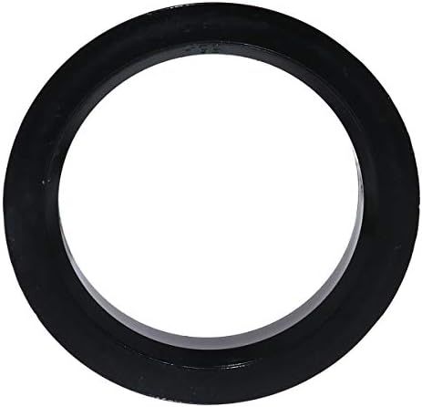 DPACCESSORISS H74-6410-PC Crni polikarbonatni središnji prstenovi od 74 mm do 64,1 mm-4 pakiranja