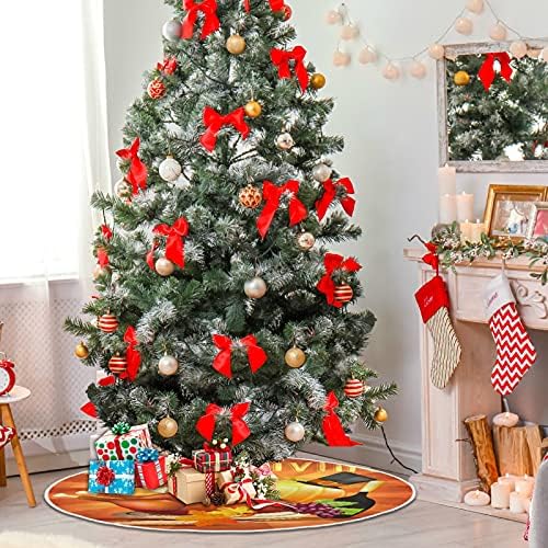 Dan zahvalnosti proslava Turska suknja božićno drvce 36inch/48inch dekor doma za božićne suknje za suknje za božićne ukrase za odmor