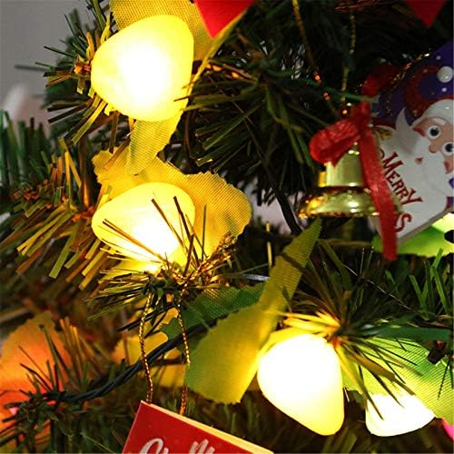 Wogqx 24 /60 cm Božićno drvce, minijaturno borovi božićno drvce s visećim ukrasima, dekor dekora božićnih ukrasa