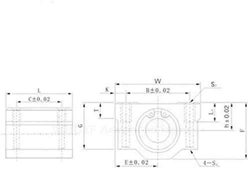 SKM 2/4 kom./lot SC8UU SCS10UU SCS12UU linearni kuglični ležaj za 3D pisač Stolni nosi slip dogovor glodalica CNC rodamiento lineales