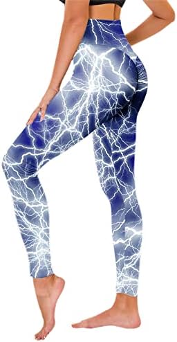 Ženske tajice za jogu hlače pilates trening joga hlače za trčanje tajice hlače za trčanje s printom kontrola mršavljenja trbuha