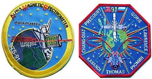 Patch par 4,25-inčnog alfa magnetskog spektrometra misije Space Shuttle ' s-91 - mn