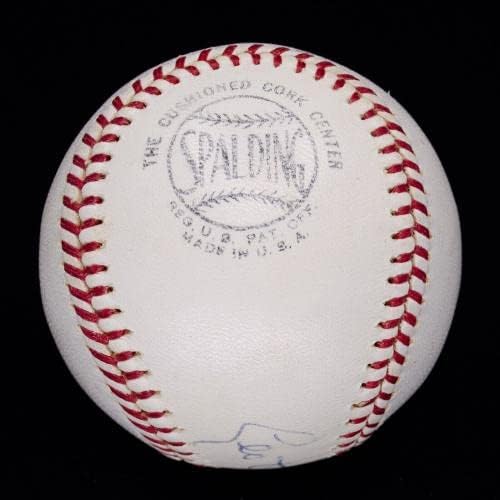 1950 -ih Leo Durocher Singl potpisan autogramirani baseball Dodgers JSA - Autografirani bejzbol