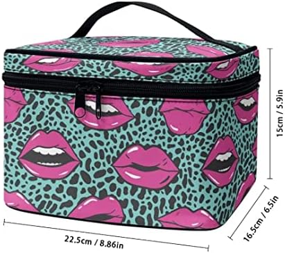 Kozmetička torba s leptirom na plaži za žene djevojke velike izdržljive prijenosni razdjelnik organizator šminke s dva sloja s dva
