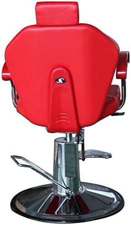 Salonsunny crvena stilska brijačnica stolica naslonjača hidraulička pumpa