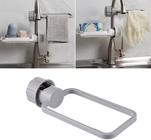 Upkoch 2 PC -a isušivanje držača ručnika Kreativna kuhinja kupaonica sudoper za spužvu sive slavine stalak