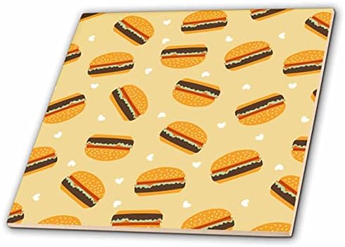 3. Jeanne Salak dizajnira hranu i piće-retro cheeseburgeri i srca - pločica
