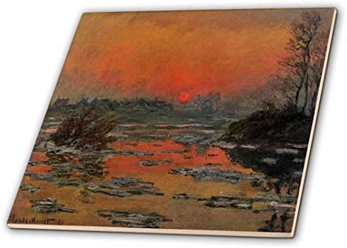 3 __203688_2 otisak monetove slike zalazak sunca na obali Seine, keramičke pločice, 6